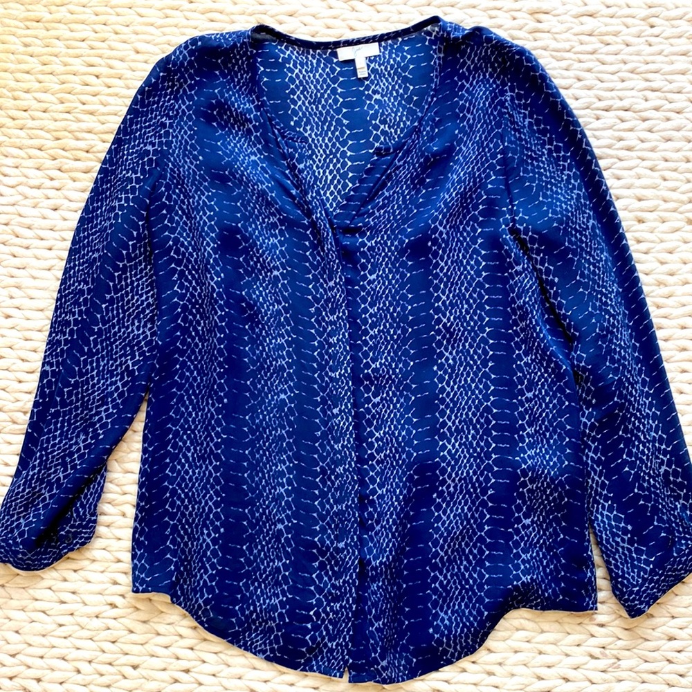 Joie blue blouse